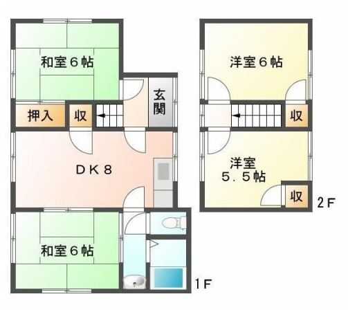 鷹子町森山正樹借家2松山市賃貸一戸建て引越無料みかん物件情報